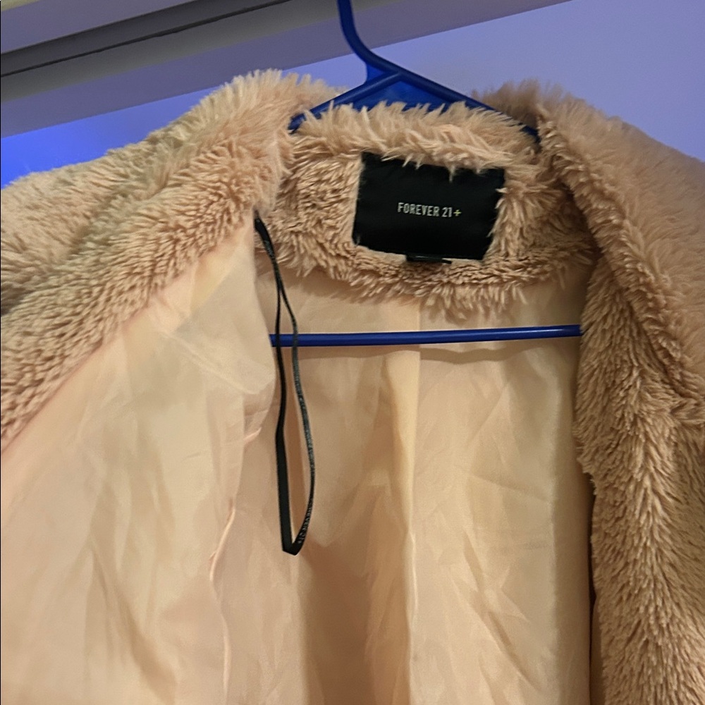 Forever 21 Blush Teddy Jacket - Picture 3 of 6